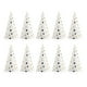thumbnail image 1 of GOOHOCHY 10 tocados triangulares para fiesta de cumpleaños infantil, sombreros de fiesta, decoración a rayas, suministros para fiestas (fondo de lunares, dorado), 1 of 7