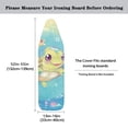 thumbnail image 5 of HELLHERO Cartoon Sea Turtle Ironing Board Cover 15x54 Inch Protection Covers Non-Slip Premium Polyester Ironing Cover for Mother, 5 of 5