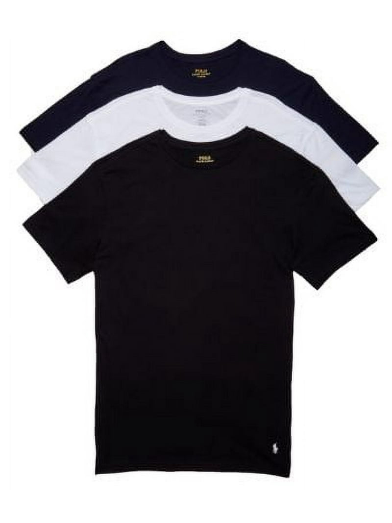 Polo Ralph Lauren Mens Classic Fit Cotton T-Shirt 3-Pack Polo Ralph Lauren Mens Classic Fit Cotton T-Shirt 3-Pack