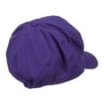thumbnail image 4 of Wario Waluigi Embroidered Cotton Newsboy Cap - Purple XL-2XL, 4 of 5