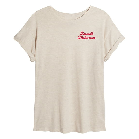 Russell Dickerson - Good Day Cafe - Womens Oversized Graphic T-Shirt