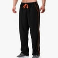 thumbnail image 1 of Pantalones largos de moda para hombre, de color liso, cómodos, de fitness, de pierna recta., 1 of 7