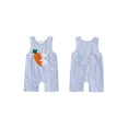 thumbnail image 2 of Aojekbee Baby Boy Easter Romper 0-18M Sleeveless Round Neck Bunny Embroidery Jumpsuit Newborn Playsuit, 2 of 9