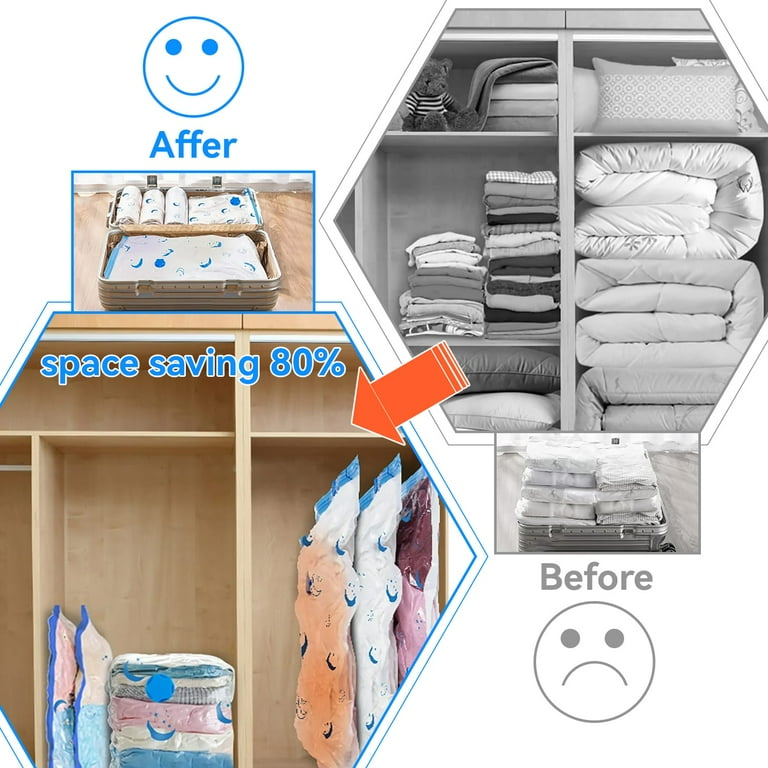 WEPSEN Vacuum Storage Bags, 20-Pack Assorted Sizes photo 5