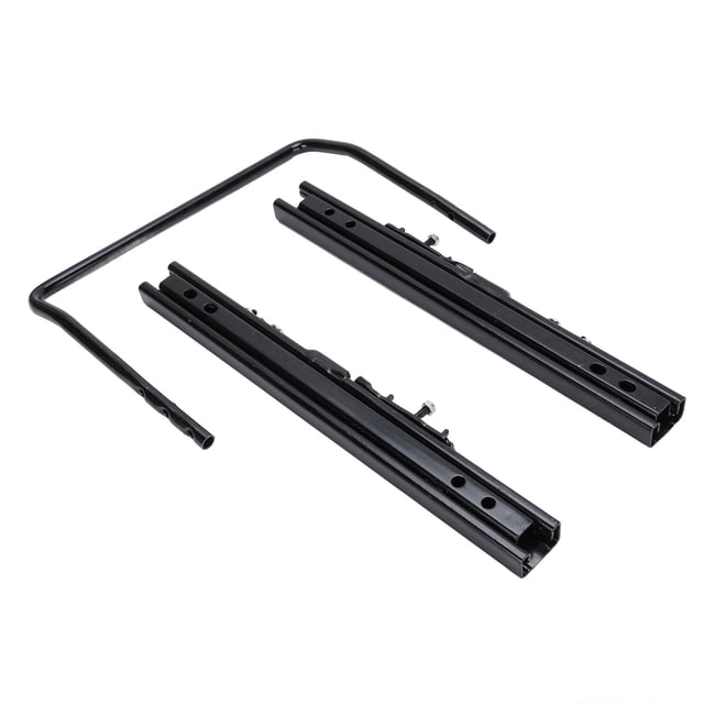 Racing Seat Slider, Powder Coated Finish Rugged Construction Double Locking Rustproof Heavy Duty Steel Universal Seat Slider for Commercial Racing Car