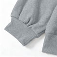 thumbnail image 4 of Vetsdori 2 Pieces Outfits for Girl Sports Pullover Active Sets Active Sets Fleece Winter Pockets,Hooded Outdoor Kids Clothing Sweatshirts and Wide Leg Pants,Gray,Size: 5 Years, 4 of 9