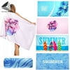 PULLIMORE Microfiber Beach Towels Quick Dry Pool Towel 5.25 x 2.62 ft Oversized Travel Towel
