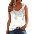 thumbnail image 2 of Puntoco Camisetas sin mangas ajustadas para mujer Camiseta sin mangas con estampado de mujer Camiseta sin mangas holgada, 2 of 4