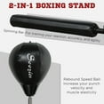 thumbnail image 3 of Soozier Speed Bag Boxing Bag Stand Reflex Training Equipment, 3 of 9