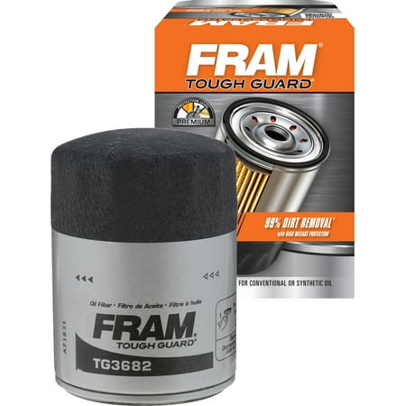 FRAM Tough Guard Oil Filter, TG3682 Fits select: 1995-1997 NISSAN TRUCK, 1993-1994 NISSAN D21