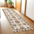 thumbnail image 3 of Boho Runner Rug 2*6 ft, Washable Rugs, Hallway Runner Rugs, Kitchen Runner Rug Non Slip, Soft Runner with Rubber Backing for Kitchen, Hallway, Laundry, Bedroom Beige, 3 of 7