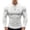 White, variant on Polo T Shirts For Men Body Shaping Elastic Bodybuilding Muscular Long Sleeve Base Layer Male Tees