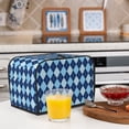 thumbnail image 6 of Lsque Blue Squares Print 2 Slice Toaster Cover , Kitchen Appliance Dustproof Protector , Toaster Protector Dustproof Kitchen Appliance Cover, 6 of 7