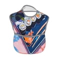 thumbnail image 2 of Hirioo Colorful Sushi Food Art for Baby Waterproof Pocket Bib Adjustable Closed for Babies Toddlers with Large Pocket 6-24Months, 2 of 8