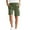 Army Green, variant on Sevevn Women's Summer High Waisted Solid Color Shorts Workwear Trousers Solid Color With Pockets Spring Tops for Women Khaki L