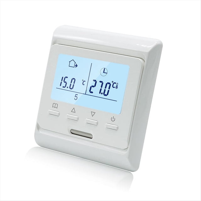 WIFI Underfloor Heating Thermostat with LCD Screen,Compatible with 220V Electric, Water, Efficient Temperature Control,A