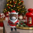 thumbnail image 3 of Cute Cow Desktop Ornament - Adorable Festive Decoration for Whimsical Seasonal Cheer at Your Workspace, 3 of 4