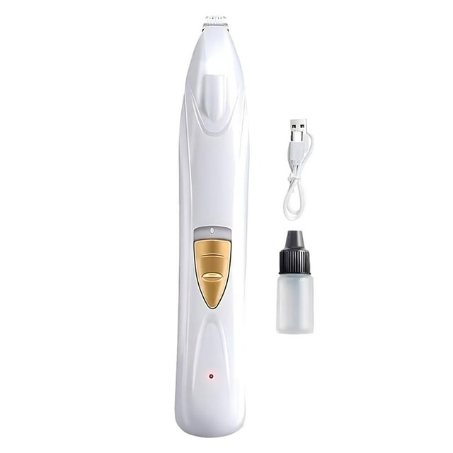 Dog Hair Trimmer 2024 Rechargeable Dog Hair Trimmer With LED Light Multifunctional Pet Dog Hair Trimmer For Large Dogs Medium Dogs And Small Dogs Destornillador Inalambrico Mini Power Tools Black And