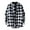 White, variant on LiJinLong Men's Plaid Button Down Shirts Cotton Black and Yellow Plaid Shirt Long Sleeve Flannel Plaid with Pockets Lightweight Casual Shirt, Red XXXL