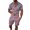 Pink, variant on Vedolay Short Sets Men Mens Short Sets 2 Piece Outfits Fashion Summer Tracksuits Casual Shirt and Shorts Set,Red M