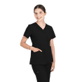 thumbnail image 1 of CHERLOOKS DINASTY-Uniforme Medico Antifluidos Dama Negro XS Cherlooks Modelo Jogger Dinasty, 1 of 2
