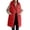 Red, variant on Hueook Puffer Vest for Women Hooded Sleeveless Zip Up Long Length Casual Winter Vest Coat with Pockets Khaki S