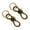 Gold, variant on YIEMEEN Durability Alloys Ovals Key Rings Rustproofed Steel Compacts Hook Backpacks Tool