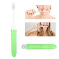 thumbnail image 4 of Cepillo de dientes plegable portátil, cepillo de dientes de viaje compacto y suave para adultos, herramienta de cuidado bucal (verde), 4 of 8