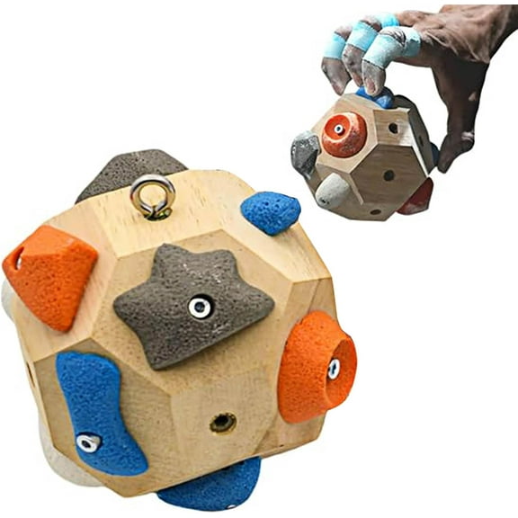 Handcrafted Boulder Block – Build Strength and Precision, Rock Climbing Gear Hold – Boulder Ball 3D Climbing Ball Rock Simulated Climbing Training Balls for Take It Out Anytime