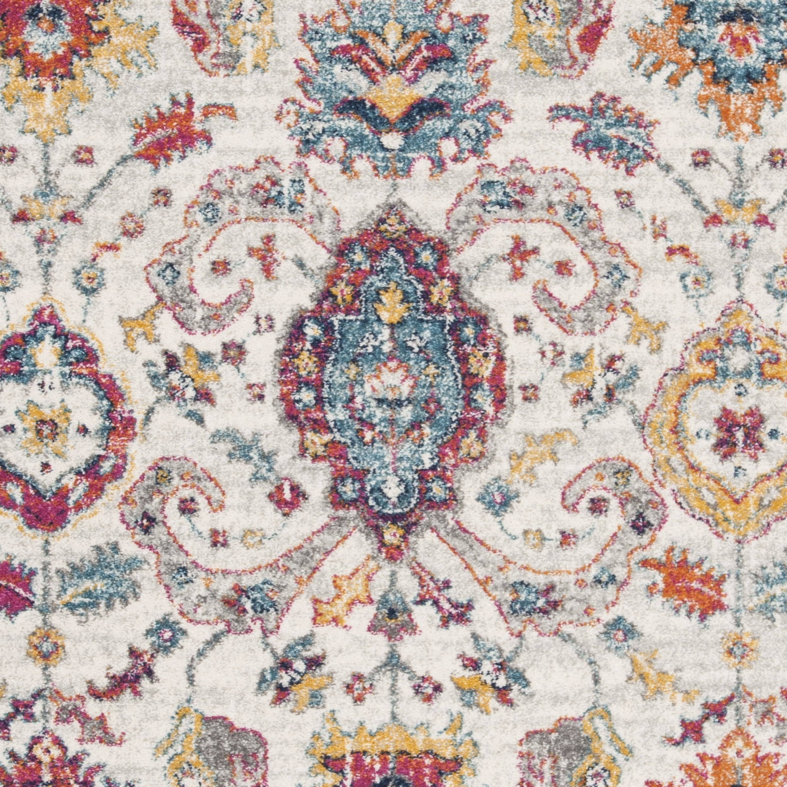 SAFAVIEH Evoke Lagrange Oriental Area Rug, Cream/Orange, 4' x 6'