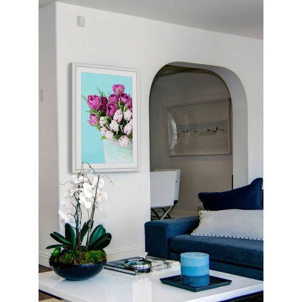 Marmont Hill "Pink and Purple Tulips" by Sylvia Cook Framed Painting Print