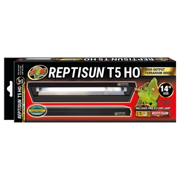 Capucha para Terrario Zoo Med 5.0 T5HO con Lámpara UVB