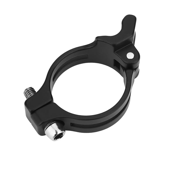 Durable Aluminum Bike Front Derailleur Clamp Adapter, Easy Install, 2 Sizes, Anti,Rust