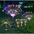 thumbnail image 2 of Solar Garden Lights Solar Firework Lights 120 LED 2 Pack, Waterproof Solar Lights Outdoor Garden Fairy for Outside Landscape, Yard Decor, Lawn, Patio, Christmas Decoration Parties (Warm White), 2 of 9