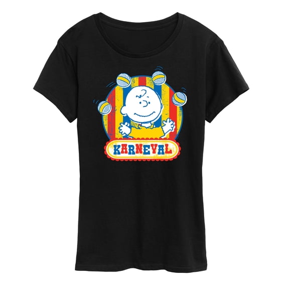 Peanuts - Charlie Brown Karneval - Women's Short Sleeve Graphic T-Shirt