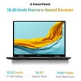 thumbnail image 5 of CHUWI 10.51" 360° Touchscreen Mini Laptop 512GB SSD 12GB RAM,Intel Quad-Core 12th Alder Lake N100(Up to 3.4GHz),Windows 11,2 in 1 Tablet Notebook Computer,1TB SSD Expand, 5 of 13