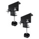 thumbnail image 5 of 2 abrazaderas universales para gabinetes, abrazaderas de instalación frontal de cajones, accesorio para proyectos de muebles, clips para paneles de Negro, 5 of 9