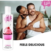 Wet Flavored Water-Based Lube, Luxury Edible Personal Lubricant, Cupcake, 9.0 fl oz