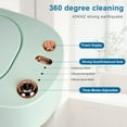 thumbnail image 5 of Portable Jewelry Cleaner 300ml Ultrasonic Glasses Cleaning Device 45kHz Deep Clean 3 Modes Stainless Steel Tank for Rings Watch Denture Makeup Brush, 5 of 5