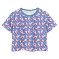 thumbnail image 4 of DISNIMO Girls Axolotl Tee Shirts Kids Girls Heart Crop Top Kids Pullover Shirt for Girls 13-14 Shirts for Children Tees Graphic Tops for Girls Crew Neck Tee Shirt Girl Cute Clothes Youth Summer, 4 of 7