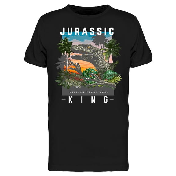 Jurassic King T-Shirt Men -Image by Shutterstock, Male 3X-Large
