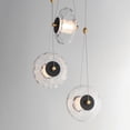 thumbnail image 2 of E24033-24BKNAB-ET2 Lighting-Amulet - 28.5W 3 LED Pendant-22 Inches Tall and 17.5 Inches Wide, 2 of 2
