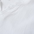 thumbnail image 4 of pstuiky Camisas casuales de manga larga para hombre, Blusas y camisas de manga larga con cuello en V y colores lisos para hombre top de hombre xxl, 4 of 7
