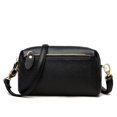 thumbnail image 2 of Bolso de hombro de cuero para mujer, moderno, sencillo, pequeño, horizontal, tipo bandolera, para teléfono móvil, 2 of 6