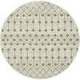 thumbnail image 2 of Nourison Grafix Moroccan Ivory/Grey 5'3" x ROUND Area Rug, (5 Round), 2 of 8