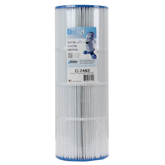 Unicel C-7483 Replacement 81 SqFt Swimming Pool Filter Cartridge,176 Pleats