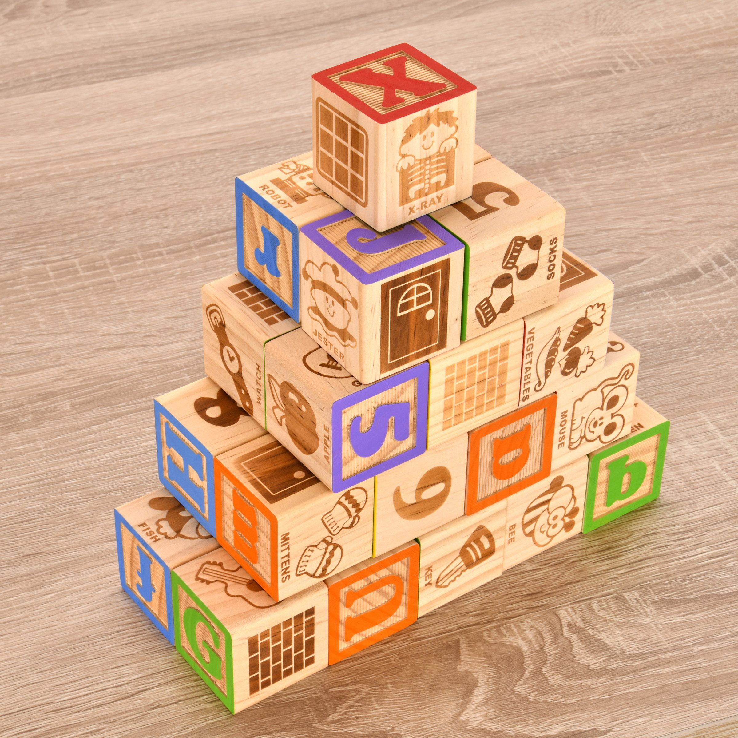 Alphabet Building Blocks, Alphabet Block Build