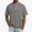 Shirts-Gray, variant on Mens Henley T Shirt Raglan Shoulder Button Placket Casual Tops Washed Short Sleeve Soft Lightweight Tees Relaxed Fit Casual Streetwear Summer Shirts Blue XL