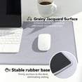 thumbnail image 4 of Large Gaming Mouse Pad with Durable Stitched Edges Rubber Base Big Computer Keyboard Mouse Mat Desk Pad for Home Office Gaming Work cm xcm x.cm, 4 of 7