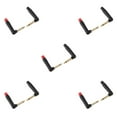 thumbnail image 2 of maskred 2-Pack 90 Degree 5mm Mono Male Audio for Amplifier Solder Plug Adapter Enhanced Sound Style A 5Set, 2 of 6